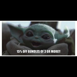 15% off bundles of 3 or more!